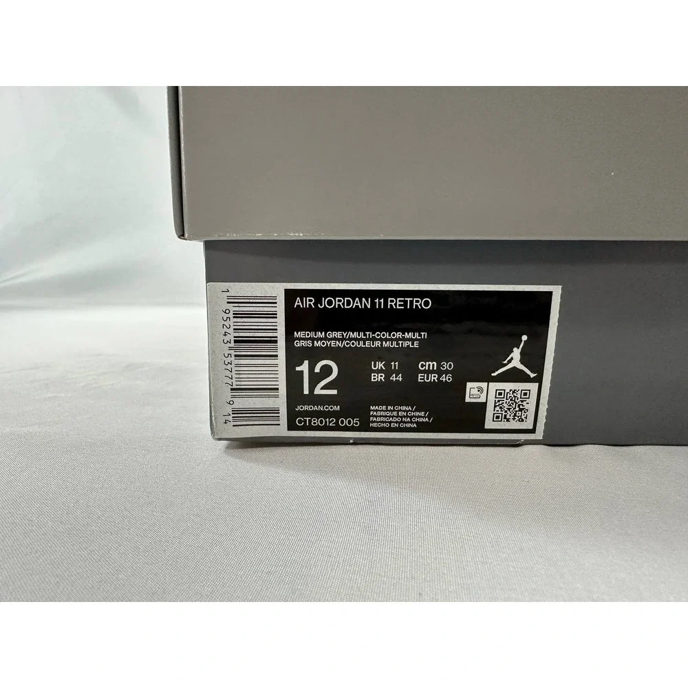Nike Air Jordan 11 Retro 'Cool Grey' 2021 CT8012-005 Men's Size 12